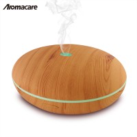 Aromacare Diffuser Ultrasonic Essential Oil Diffuser bean Shape Humidifier Purifier Wood Grain Cool Mist Aromatherapy