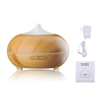 Light Dark Wood Grain Hot Sale Air Humidifier Essential Oil Diffuser Air Conditioning